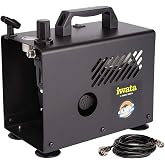 Iwata-Medea Studio Series Smart Jet Pro Single Piston Air Compressor | Oil-Less Piston, Auto Shut-Off, Includes Polyurethane Air Hose