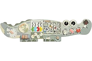 SHIERDU Sensory Wall Panel for Kids Activity Wall Busy Board Panels, Montessori Sensory Toys, Toddler Learning Activity Center