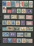 COMPLETE MINT SET OF POSTAGE STAMPS ISSUED IN THE YEAR 1960 BY THE U.S. POST OFFICE DEPT.