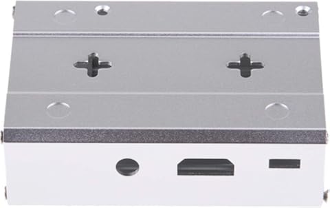 H HILABEE Caja Protectora De Aluminio Caja De Cubierta De Metal para - Gris