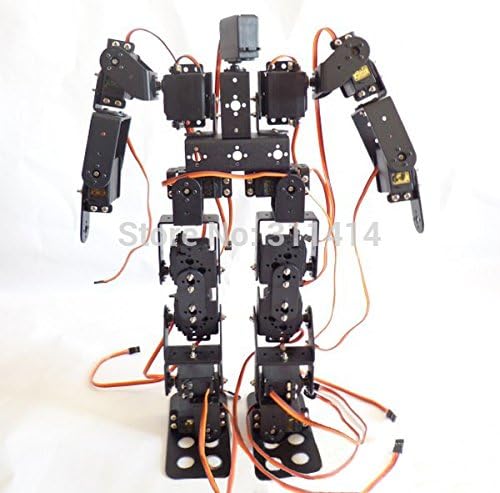 Game, Fun, 1set 17DOF Biped Robot Educational Robot Kit 17 Degrees Of Freedom Humanoid / Humanoids Walking / feet Servo Bracket Kit, Toy, Play