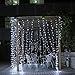 ZSTBT DM-300LW/3 300LED 9.84ft9.84ft/3m3m Window Curtain Lights for Party Wedding Home Patio Lawn Garden, White