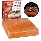 Himalayan Pink Salt Slab Block for BBQ Grilling (Large 8" x 8")- FDA Approved Barbecue Cooking Grilling Stone Plate- Pure, All Natural (Packaging May Vary)