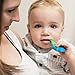 Farber Baby | Toddler Toothbrush (4 Pack) - Extra Soft Bristles, BPA Free, Soothing Teething Nub Ring Handle, 0-2 Years (Blue/Green)