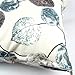 D.berite Multi-Colored Leaves Print Reactive Dyeing Polyester Throw Pillow Covers Pillowcase Sham Decor Cushion Slipcovers Square 20x20 Inch