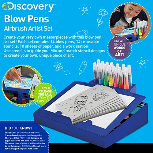 DISCOVERY KIDS Pens Artist Set with 14 SprayEffect Markers, 14
