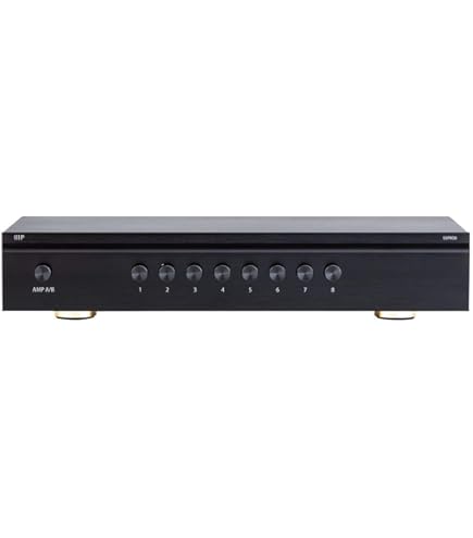 Amazon.com: Monoprice 108230 8-Channel Speaker Selector - Black