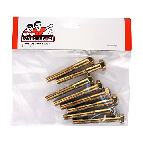 Game Room Guys Pinball Leg Bolt - Brass - 2-3/4