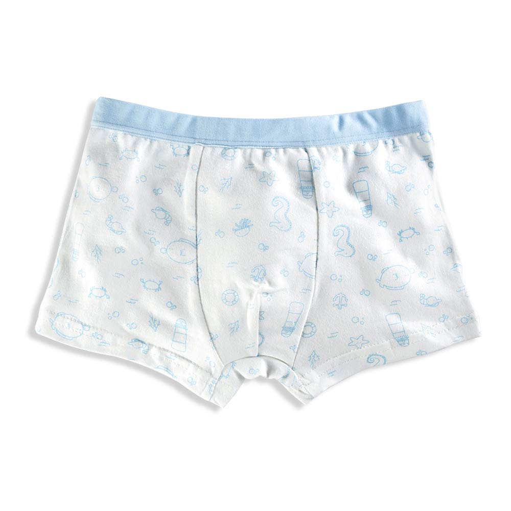 slaixiu Soft Cotton Kids Underwear Cartoon Boys Boxer Briefs 4-Pack (UW75-No.7-120)