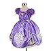 Dressy Daisy Girls' Princess Dress Up Costume Cosplay Halloween Xmas Fancy Party Dresses Size 4T 62