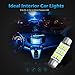 Partsam 44mm Festoon LED Light Bulbs LED Car Interior Lights Map Dome Reading Lights Bulbs 211-2 578 569 Festoon LED Bulb 6-SMD 12V -Ice Blue (Pack of 4)