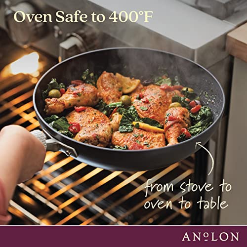 Anolon Advanced Hard Anodized Nonstick Frying Pan/ Fry Saute All