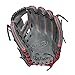 Wilson WTA10RB181786  2018 A1000 Gloves - Right Hand Throw Gray/Red, 11.5