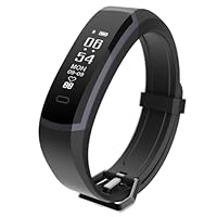 Seegar Fitness Tracker, Waterproof Activity Tracker with Heart Rate Step Counter Watch Bluetooth Pedometer and Sleep Monitor Calorie Counter Watch, Slim Smart Bracelet for Kids Women and Men