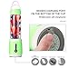 Juicer Cup 6 Blades Portable blender Personal Household Rechargeable Fruit Mixer with Powerful Motor, Electric Food Mixing Machine with Magnetic Secure Switch,USB Charger&Barker For Travel 480ML-Green