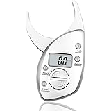 Body Fat Caliper, Digital Body fat Caliper Electronic Handheld Body Fat Measurement Device Measuring Tool Skinfold LCD Display Tester Analyzer(Battery Included)
