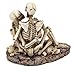 Bellaa 26836 Skeleton Lovers Skulls Statues 5 inch