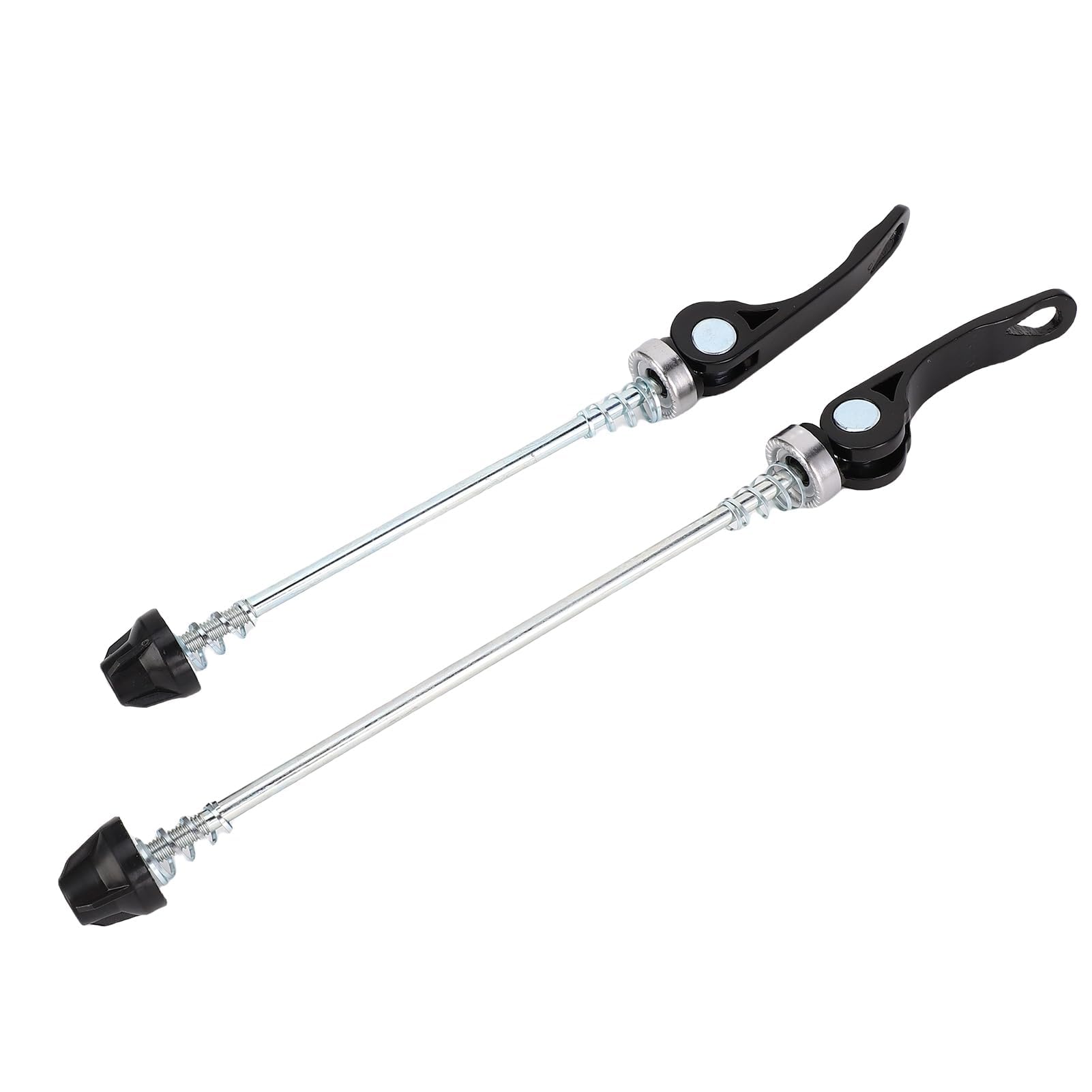 Alomejor 2pcs Alloy Quick Release Skewer Set for Road & Mountain Bikes – Lightweight, Durable Aluminium Wheel Hub Skewers with Spring-Loaded Levers, Compatible with 9/10/11-Speed D