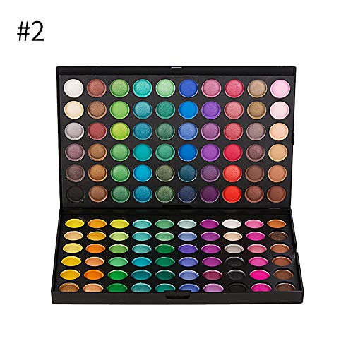 BONNIESTORE 120 Colors Eyeshadow, Eye Shadow Palette Colors Makeup Kit Eye Color Palette Christmas Gift Makeup Palette Matte and Shimmer Highly Pigmented Professional Cosmetic (#1) - Thumbnail 3