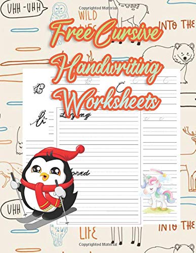 free cursive handwriting worksheets handwriting tracing workbook handwriting practice paper for kids handwriting practice sheets publishing bestmango 9798641167640 amazon com books