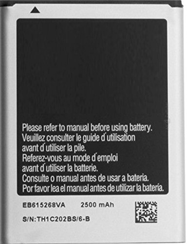 2500mAh Li-ion Replacement Battery for Samsung Galaxy Note 1 i9220, N7000, I717 (AT&T), T879 (T-Mobile) , 18-Month Warranty