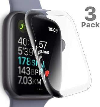 SLEO Verre Trempé pour Apple Watch 44mm,Protection écran Film[Couverture  Complète][sans Bulles] Vitre Tactile Transparent Résistant aux Rayure pour Apple  Watch 44mm Series 4/Series 5-3 Pack: Amazon.fr: High-tech