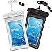 Water Proof Cell Phone Pouch, Universal Waterproof Phone Case, 100ft IPX8 Waterproof Bag, Anti-Break Lanyard, Floating Waterproof Pouch for iPhone X, 8, 8P, 7, 7P, Device up to 6.5 inches (2 Pack)