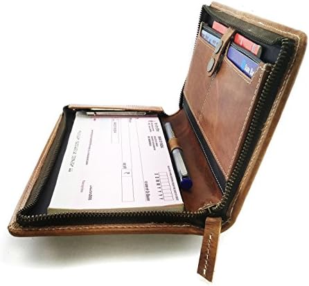 Chalk Factory Genuine Leather Check Book Holder