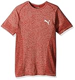 PUMA Men's Evoknit Better T-Shirt, Flame Scarlet, XL