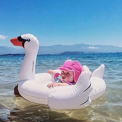 Inflatable Flamingos Swan Seat Boat Water Swim Ring Pool Swiming Float For Baby