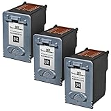 Speedy Inks - Remanufactured Replacement Ink Cartridge for Hewlett Packard CC635A (HP 701) 3 pack Black for use in HP FAX 640, FAX 650, FAX 2140