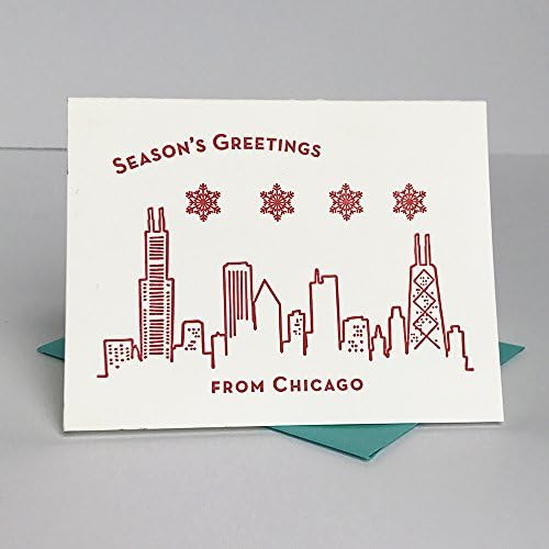 Holiday card boxed set- Season’s Greetings Chi BOX- Set of 6