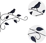 FunPlay Hxeilzge 2 Packs Plant Hanger Brackets 12 Inch Iron Wall Hooks view 4