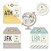 Big Dot of Happiness World Awaits - Travel Themed DIY Shaped Party Cut-Outs - 24 Count