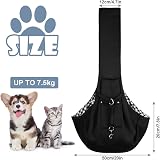 Adiwo Puppy Carrier Bag Reversible Hands-Free Dog Sling Small Medium Pets view 2