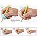 Goblin's Treasures Pencil Grips Writing Aid Grip Trainer Posture Correction Finger Grip for Kids Preschoolers Special Needs(6Pcs)