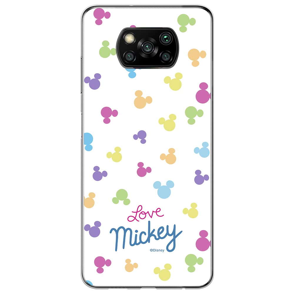 ERT GROUP mobile phone case for Xiaomi POCOPHONE X3 original and officially Licensed Disney pattern Mickey 017 optimally adapted to the shape of the mobile phone, case made of TPU