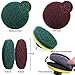 8 Pieces Drill Brush Attachment Set - Mikikin Scrub Brush Power Scrubber Drill Brush Kit Scouring Pad All Purpose Cleaning Kit for Bathroom, Toilet, Grout, Floor, Tub, Shower, Tile, Auto, Kitchen