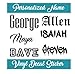 Name Vinyl Decal Sticker I Yeti Decal I Water Bottle Decal I iPad Decal I Phone Decal I Laptop Decal I Jar Labels I Name Label Decal