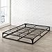 Mellow 9 Inch Metal Platform Bed Frame with Heavy Duty Steel Slat Mattress Foundation (No Box Spring Needed), Full, Black
