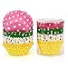 Gifbera Standard Bright Multi Colors Paper Muffin Baking Cups Cupcake Liners 200-Count
