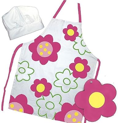 Sassafras Flower Power Apron Set