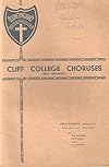 Cliff College Choruses (with supplement)