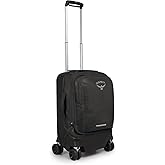 Osprey Transporter Hybrid Carry On Luggage, 4 Spinner Wheels, 22"/36L, Black