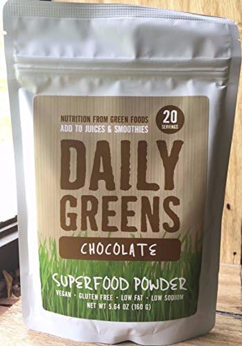 Daily Greens Chocolate Superfood Powder Vegan 20 servings Nutrition Alimento