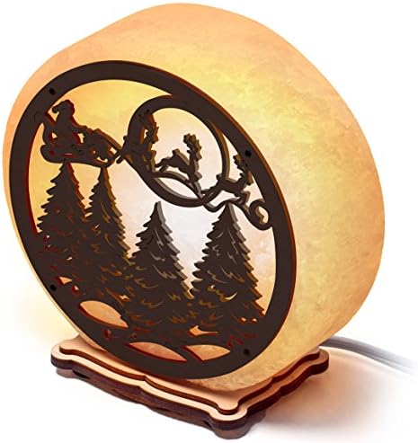 Salt Nightlight Winter Fairy– Unique Design, Natural Rock Salt lamp ARTSALT, Premium Dimmer Switch in Craft Box, Home Decoration, Gift for Kids