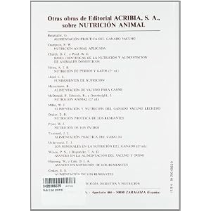 Nutricion Animal (Spanish Edition)