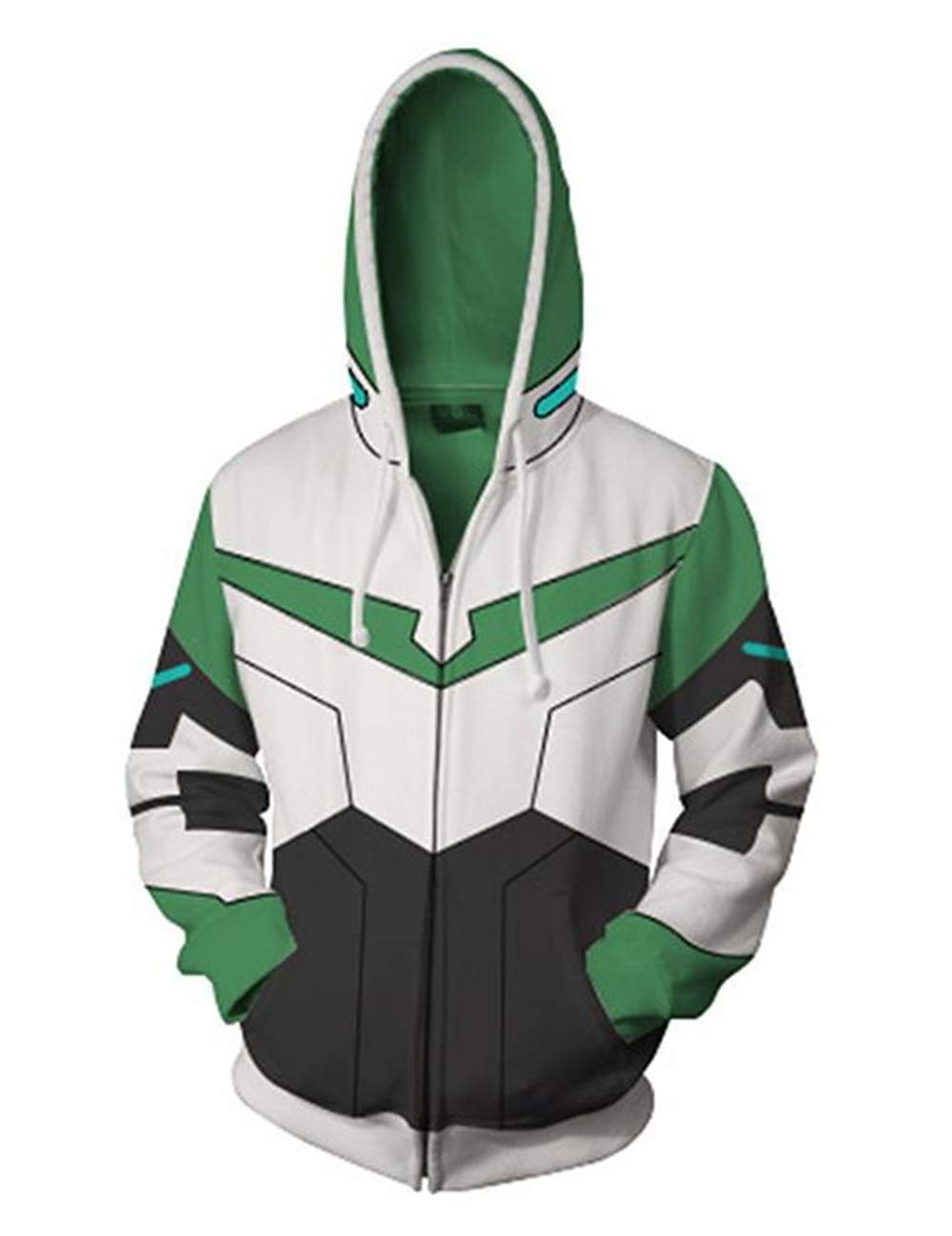 Daiken Pidge Hoodie Cosplay 3d Printed Hoodies Zipper Hooded Sweatshirt Anime Jacket Green S On Galleon Philippines