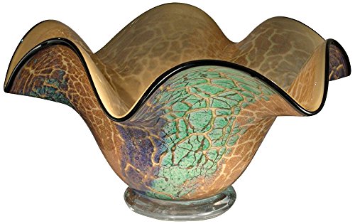 Dale Tiffany Spotted Ruffle Bowl