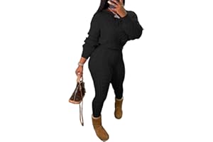 Nimsruc Knit Two Piece Outfits For Women Sweater Sets